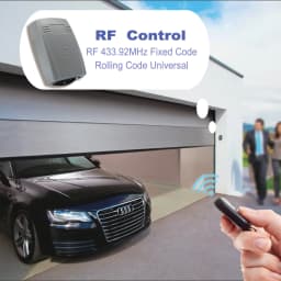 433MHz Universal Garage Door Receiver and ALUTECH AT-4 Rolling Code Remote Control Matching 2CH AC DC 7-32V 220V Rf Relay Switch
