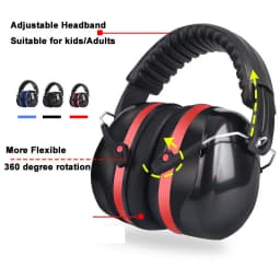 High Quality Anti-Noise Reduction Adjustable Headphone SNR-35dB Safety Earmuffs For Study Sleeping Woodwork Hearing Protection