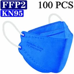 KN95 FFP2 CE 15 Color Wholesale Fish Mask Hygienic Mascarillas Protective Respirator Anti-Fog Adult FPP2 Reusable Masques