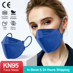 KN95 FFP2 CE 15 Color Wholesale Fish Mask Hygienic Mascarillas Protective Respirator Anti-Fog Adult FPP2 Reusable Masques