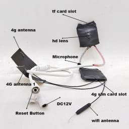 Camhi DIY 5MP 3G 4G SIM Lte IP Camera Module 5MP IMX335 1920P imx307 2MP Wireless MINI 4G Pin hole TF Card Slot Built-in MIC Mic