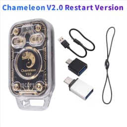 A73E-Restart Chameleon Ultra V2.0 RFID Smart Chip Reader Emulator 125Khz 13.56Mhz Card Decode NFC Duplicator Chameleon V2.0