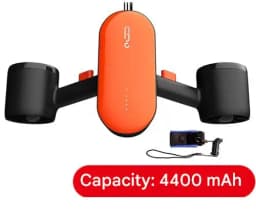 GENEINNO S2 Underwater Scooter,Dual Motors and Smart APP Support,Sea Scooter for Swimming Scuba Free Diving Snorkeling for Kids