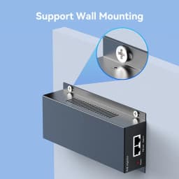 90W 10G POE Injector IEEE 802.3af 802.3at 802.3bt 10000Mbps Plug&Play PoE for IP Camera,VoIP Phone,Wireless AP