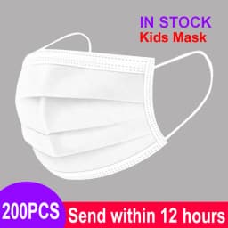 Fast Delivery Child Masks Disposable Kids Face Mask mascarillas Children Safety Dust Protection Mask 3 Layer Ply Non-wove masque