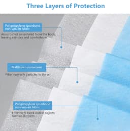 Fast Delivery Child Masks Disposable Kids Face Mask mascarillas Children Safety Dust Protection Mask 3 Layer Ply Non-wove masque
