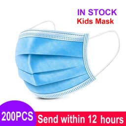 Fast Delivery Child Masks Disposable Kids Face Mask mascarillas Children Safety Dust Protection Mask 3 Layer Ply Non-wove masque