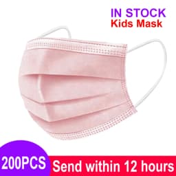 Fast Delivery Child Masks Disposable Kids Face Mask mascarillas Children Safety Dust Protection Mask 3 Layer Ply Non-wove masque