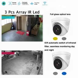 8MP 4K Wifi HD IP Camera Indoor 5MP 4MP 2MP Dome Security Camera Two -Way Audio AI Smart Motion Detection Alarm P2P NVR