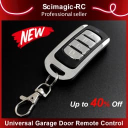Garage Door Remote Control AUTO SCAN Multi Frequency Duplicate 280-868MHZ Multi brand 433.92MHz Fixed Rolling Code Gate Opener