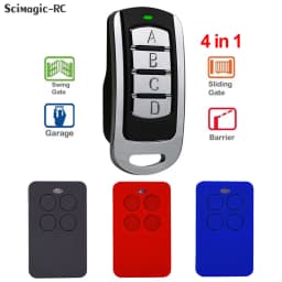Garage Door Remote Control AUTO SCAN Multi Frequency Duplicate 280-868MHZ Multi brand 433.92MHz Fixed Rolling Code Gate Opener