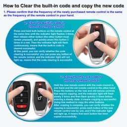 315/433MHz Auto Copy Remote Control Electric Garage Door Opener Remote Controller Duplicator Clone Cloning Code Transmitter