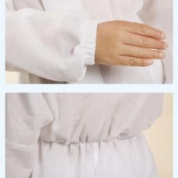 Dustproof Kids Breathable Protective Coveralls Isolation Suit Hooded Children Disposable Full Body Gown Lightweight Play Costume