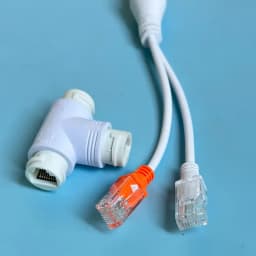 2 In 1 POE Splitter POE Adapter Cable Three-Way RJ45 Head For IP Security Camera System