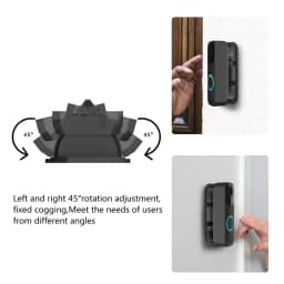 Suitable For Google Nest Doobell (Battery) Blink Video Doorbell Bracket Angle Adjustable Visual Rotation Bracket
