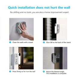 Suitable For Google Nest Doobell (Battery) Blink Video Doorbell Bracket Angle Adjustable Visual Rotation Bracket