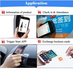 100pcs 50pcs 10pcs Ntag213 Ntag215 NFC Tags NFC Sticker 13.56 MHZ 540Bytes RFID NFC tag Stickers Adhesive Labels for NFC Phones
