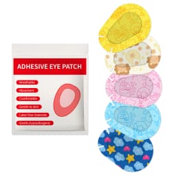 30Pcs Kids Eye Patches Cartoon Adhesive Breathable Amblyopia Bandage Amblyopia Protect Eyesight for Girl Boy Sterile Eye Pad HOT