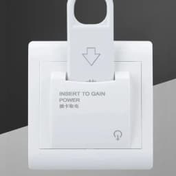 Hotel Energy Saving Switch Magnetic Insert Card 220V 40A Three Line For Power Without Time Delay