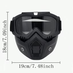 Goggles Full Face Hd Transparent Fog-proof Sand-proof Electric Welding Protective Glasses Versatile Breath-proof Windproof Mask