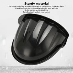 Protective Cover ABS Plastic Sunshade and Rain Cover Outdoor Surveillance Camera Cover