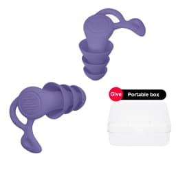 Anti Noise Silicone Earplugs Swimming Ear Plugs Isolation Interference For Work Sleeping Surf Soft Comfort Ear Protector