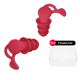 Anti Noise Silicone Earplugs Swimming Ear Plugs Isolation Interference For Work Sleeping Surf Soft Comfort Ear Protector