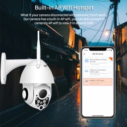 YCC365 Plus PTZ Wifi Camera Outdoor 1080P HD CCTV Security Camera 4x Zoom Waterproof Speed Dome Wireless Surveillance Camera New