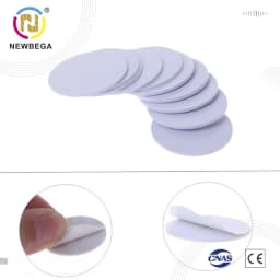 Genuine SLIX PVC Coin Card with Adhesive Dia 20mm ISO15693 Smart Tags 13.56MHZ