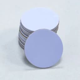 Genuine SLIX PVC Coin Card with Adhesive Dia 20mm ISO15693 Smart Tags 13.56MHZ