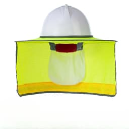 Sunscreen hat without helmet, summer reflective strip, sun visor, foldable shawl, outdoor construction site