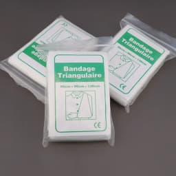 10Pcs Outdoor Emergency Self-rescue Survival Triangular Bandage Bandaging Bandage Hemostatic Non-woven Fabric 96x96x136cm