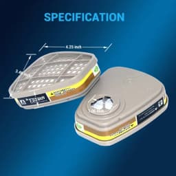 6001 6006 Respirator Cartridge 5N11 Cotton Filter 501 Set Replace For 3m Gas Mask 6200/6800/7502 Serie Painting Mask Accessories