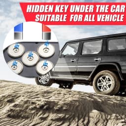 Magnetic Key Box for Under Car With 5 Magnet,Magnet Key Box Hide a key Outside Magnetic Key Hider for Hiding for Vehicles