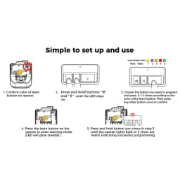 893MAX 895MAX 890MAX 893-LMK Remote Control Garage Door Opener for 315MHz 390Mhz Billion Code Remote Control Gate