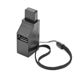 For PC Laptop, USB 3.0 HUB Adapter Extender for USB 3.0 Card Reader, Hi-Speed USB 2.0, Mini Splitter Box 1 to 3 Ports