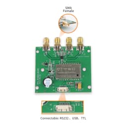 UHF RFID 4 Port Reader Module 860-960Mhz TTL/RS232 Interface Reader for Access Control Free Android SDK