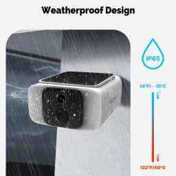 MOES Tuya WiFi 2.4GHz 5GHz Dual Band Smart Solar Power Panel Integrated Camera IP65 Waterproof APP Monitoring Alexa Google Home