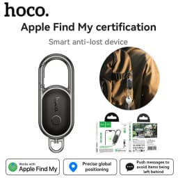 E91J Mini GPS Tracker SmartTag Keychain Compatible with iOS Find My App Anti-Lost Locator for Pet Dog Cat Child Car Key Wallet