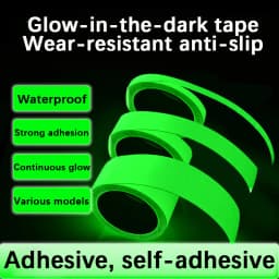 Luminous Tape Luminous Tape Green Warning Ground Light Storage Stair Anti Slip Sticker Reflective Fluorescent Tape