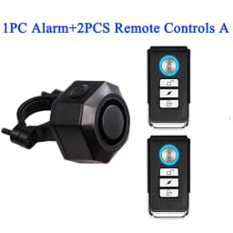 New Bicycle Alarm Wireless Waterproof Motorcycles Scooter Bike Anti Theft Alarm Security Protection Vibration Burglar Alarm