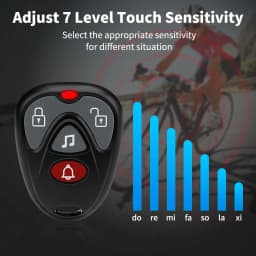 New Bicycle Alarm Wireless Waterproof Motorcycles Scooter Bike Anti Theft Alarm Security Protection Vibration Burglar Alarm