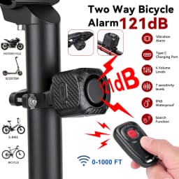 New Bicycle Alarm Wireless Waterproof Motorcycles Scooter Bike Anti Theft Alarm Security Protection Vibration Burglar Alarm
