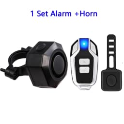 New Bicycle Alarm Wireless Waterproof Motorcycles Scooter Bike Anti Theft Alarm Security Protection Vibration Burglar Alarm