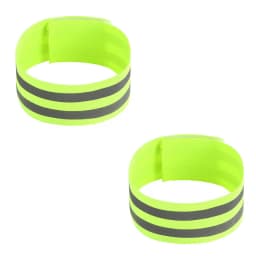 2pc Reflective Bands Safety Flashing Armband Belt Glow in the dark Bracelet for Night Jogging Walking Biking Cycling Running