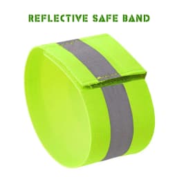2pc Reflective Bands Safety Flashing Armband Belt Glow in the dark Bracelet for Night Jogging Walking Biking Cycling Running