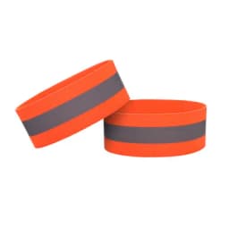 2pc Reflective Bands Safety Flashing Armband Belt Glow in the dark Bracelet for Night Jogging Walking Biking Cycling Running