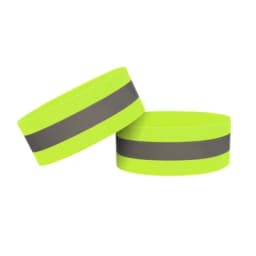 2pc Reflective Bands Safety Flashing Armband Belt Glow in the dark Bracelet for Night Jogging Walking Biking Cycling Running