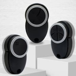 TELECO TXP-433-A02 Gate Door Remote Control Compatible With TELECO TXP-433-A01 TXP-433-A02 TXP-433-A04 433.92MHz Gate Keyfob