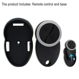 TELECO TXP-433-A02 Gate Door Remote Control Compatible With TELECO TXP-433-A01 TXP-433-A02 TXP-433-A04 433.92MHz Gate Keyfob